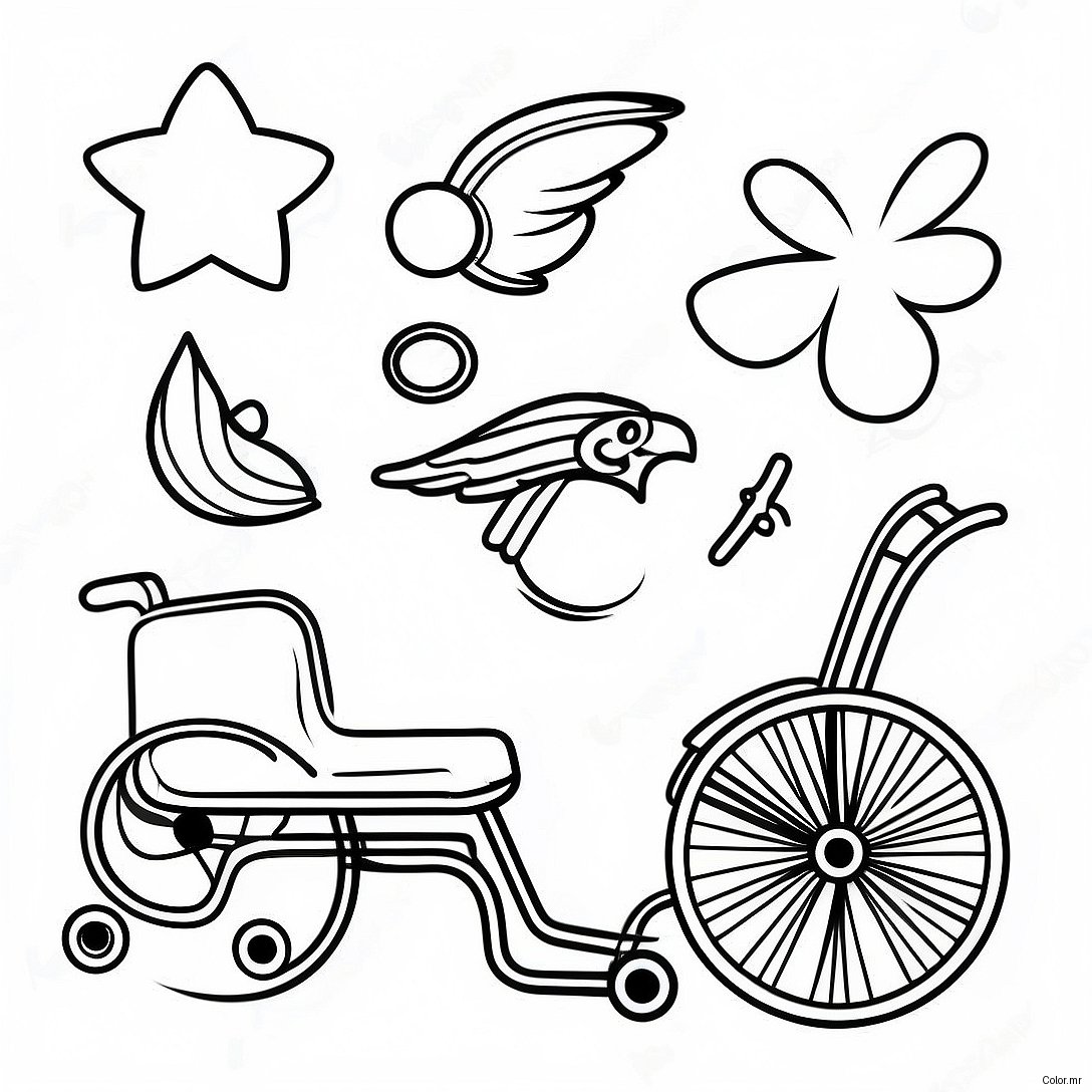 Colorful Disability Awareness Symbols Coloring Page 23864 22001