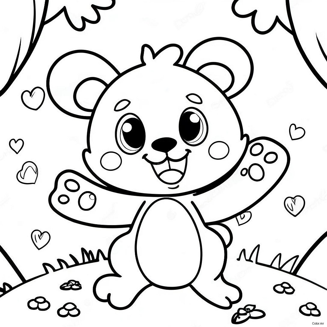 Cuddly Happy Tree Friends Coloring Page 38177 31755