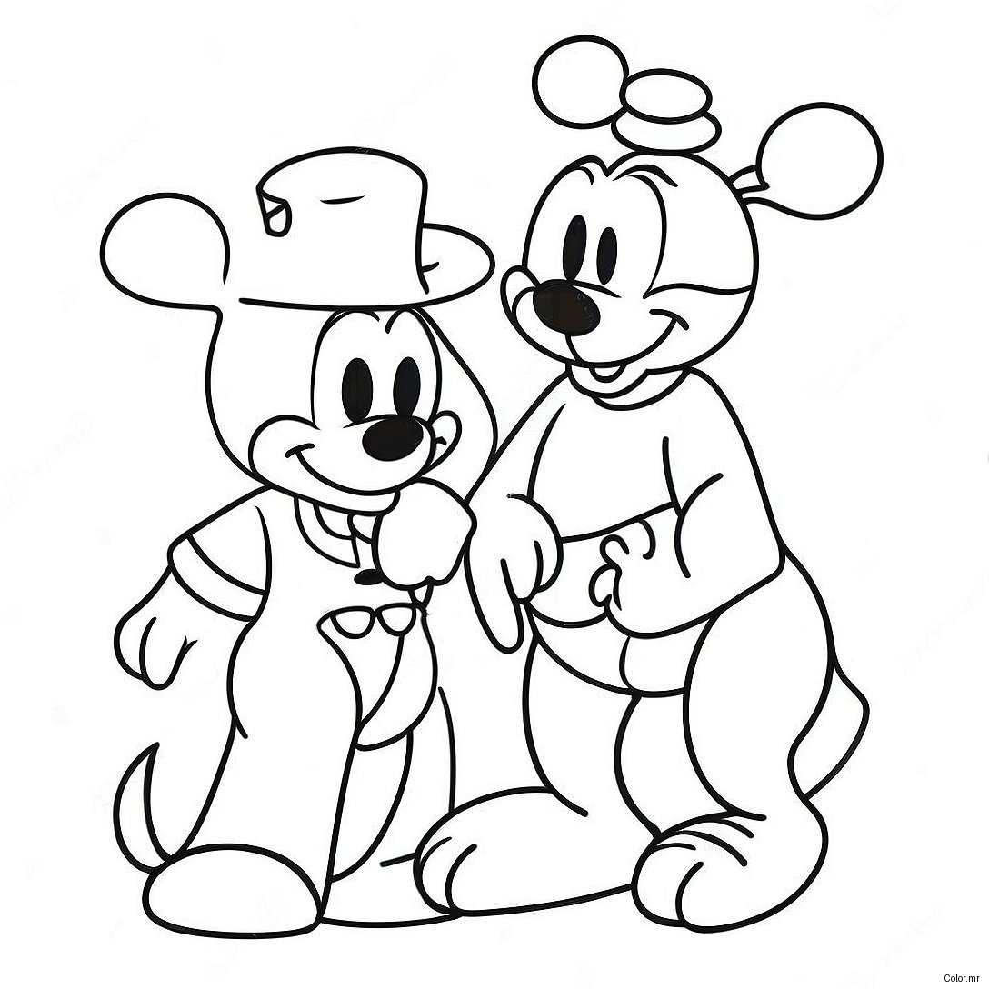 Disney Get Well Soon Characters Coloring Page 15079 12638