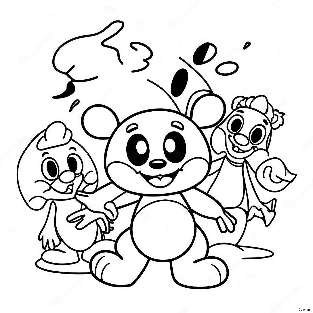 Disney Get Well Soon Characters Coloring Page 15079 12640