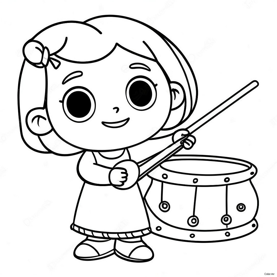June From Little Einsteins Playing With Musical Instruments Coloring Page 72835 60138