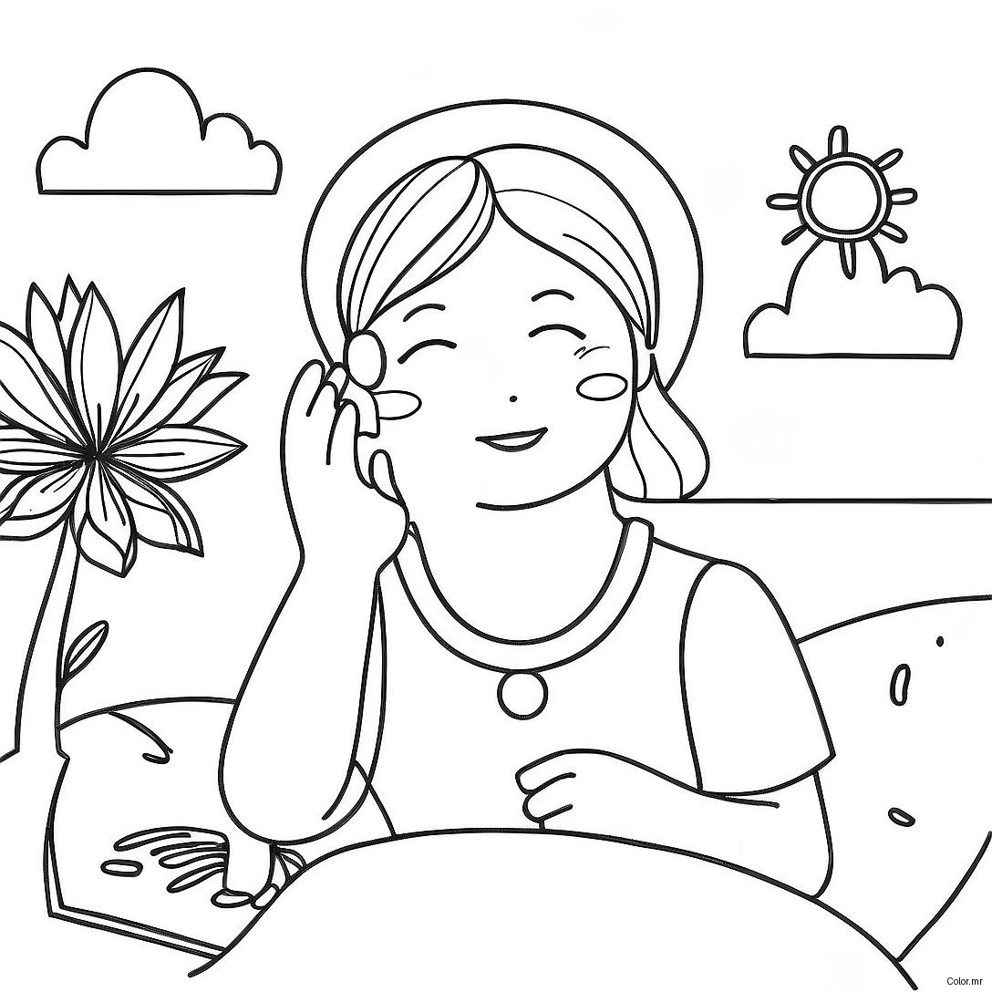 Relaxing Self Care Activities Coloring Page 10828 8878