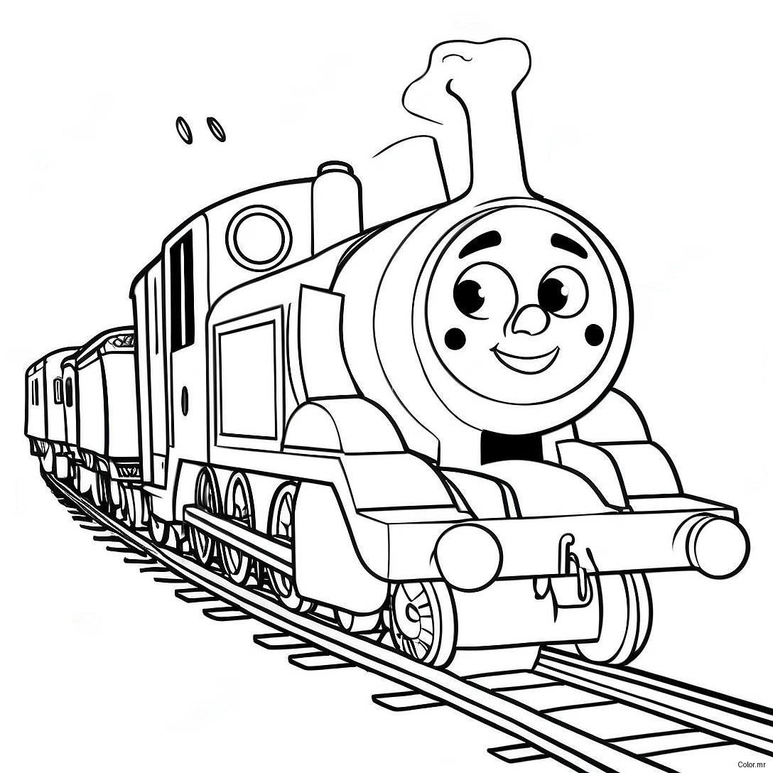 Thomas And Friends All Engines Go Coloring Page 62878 52062