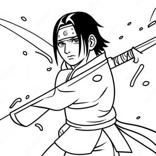 Kolorowanka Itachi Uchiha W Walce 10438-8567