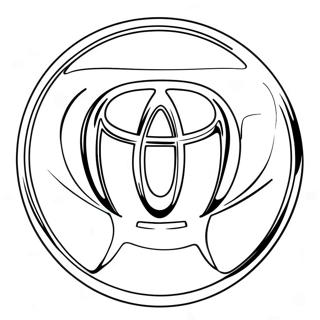 Kolorowanka Logo Toyoty 11117-9114