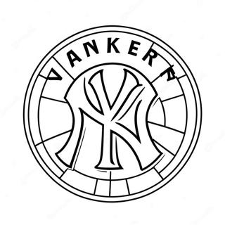 Kolorowanka Logo Yankees 11167-9156