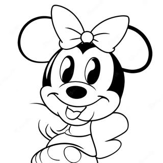 Kolorowanka Myszki Minnie 111-91