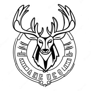 Kolorowanka Z Logo Milwaukee Bucks 11247-9218