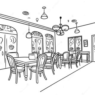 Kolorowanka Z Przytulna Restauracja Rodzinna 11598-9502