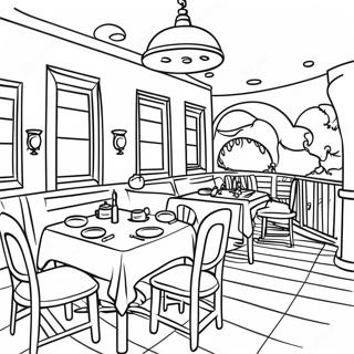 Kolorowanka Z Przytulna Restauracja Rodzinna 11598-9503