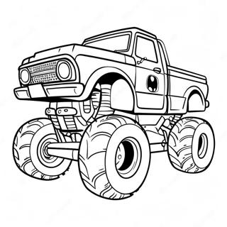 Kolorowanka Z Spidermanem Prowadzacym Ogromny Monster Truck 11628-9525