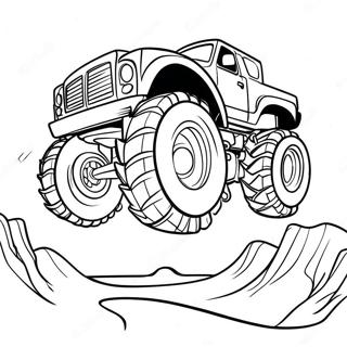 Kolorowanka Z Spidermanem Prowadzacym Ogromny Monster Truck 11628-9526