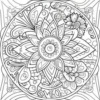 Kolorowanka Z Mandala Relaksacyjna 11797-9674