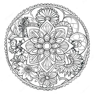 Kolorowanka Z Mandala Relaksacyjna 11797-9675