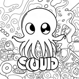 Kolorowanka Logo Squid Game 11917-9756