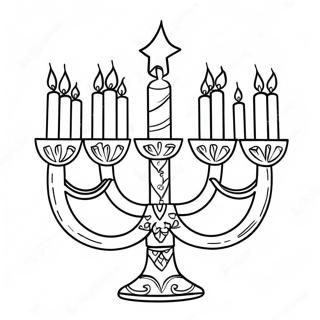 Urocza Kolorowanka Menorah 11988-9816