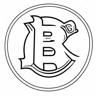 Kolorowanka Logo Bruins 12007-9827