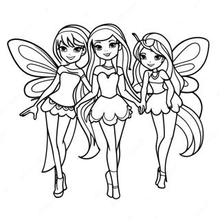 Klub Winx Kolorowanki