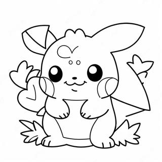 Kolorowanka Pokemon Na Walentynki 12477-10380