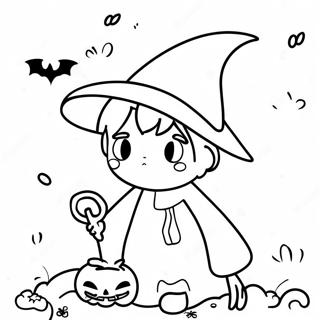 Anime Halloween Kolorowanki