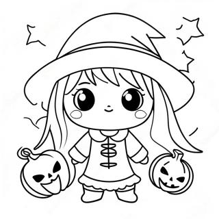 Kolorowanka Anime Na Halloween 12527-10420