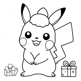 Kolorowanka Pikachu Na Swieta 14138-11711