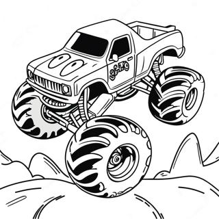 Monster Jam Kolorowanki