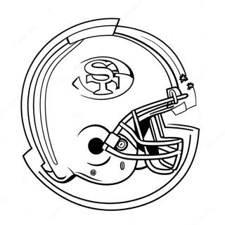 Kolorowanka Logo 49ers 1451-1158