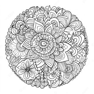 Kolorowanka Boho Mandala 1481-1182