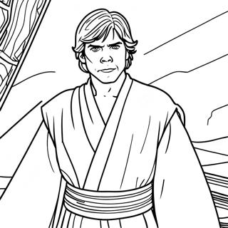 Luke Skywalker Kolorowanki