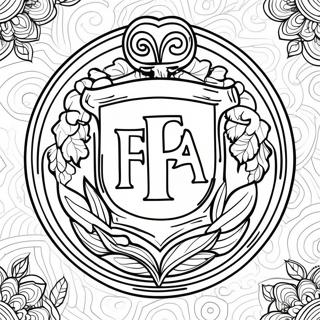 Kolorowanka Logo Ffa 16001-13512