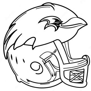 Kolorowanka Logo Baltimore Ravens 16171-13646