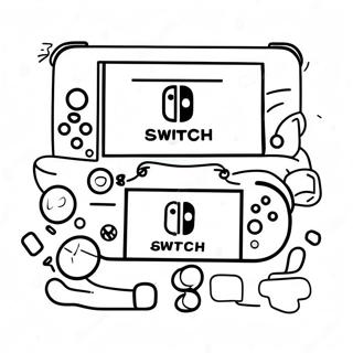 Kolorowanka Nintendo Switch 1721-1374