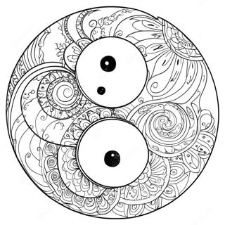 Yin Yang Kolorowanki