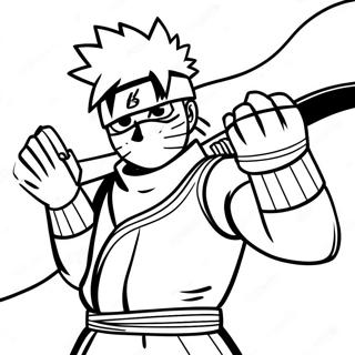 Kolorowanka Kakashi W Pozycji Walki 1782-1472