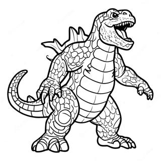 Kolorowanka Godzilla Minus One 18015-15095