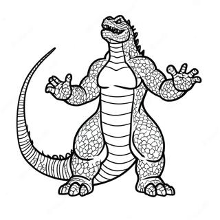 Kolorowanka Godzilla Minus One 18015-15096