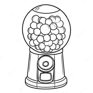 Kolorowanka Z Kolorowa Maszyna Do Gumballow 18166-15219