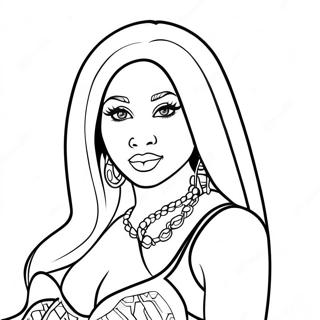 Kolorowanka Nicki Minaj 18255-15295