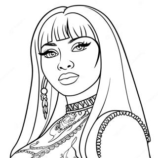 Kolorowanka Nicki Minaj 18255-15296