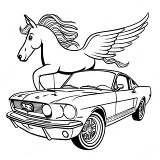 Mustang Kolorowanki