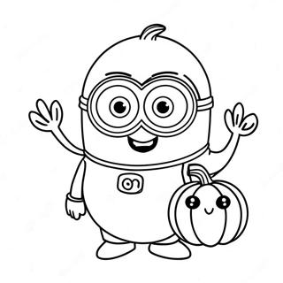 Uroczy Minion Na Halloween Z Dynia 18889-15801