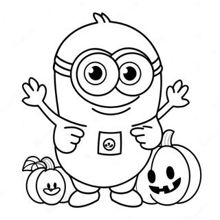 Uroczy Minion Na Halloween Z Dynia 18889-15802