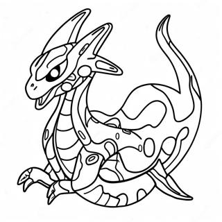 Mega Rayquaza Kolorowanki