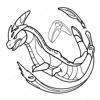 Mega Rayquaza W Locie Kolorowanka 19789-18483