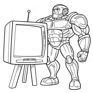 Titan Tv Man W Akcji Kolorowanka 2002-1648