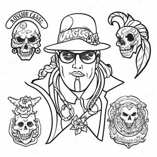 Kolorowanka Gangsterskiego Tatuazu 2021-1659