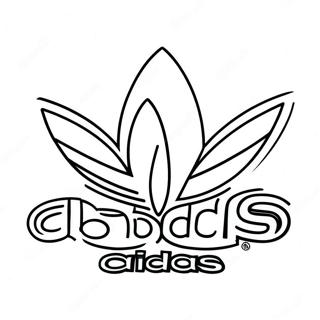 Kolorowanka Z Logo Adidas 20271-18840