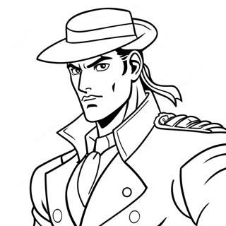 Kolorowanka Jotaro Kujo W Akcji 20322-18881