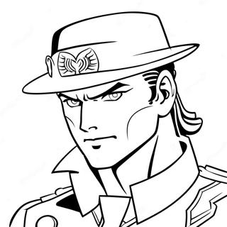 Kolorowanka Jotaro Kujo W Akcji 20322-18883